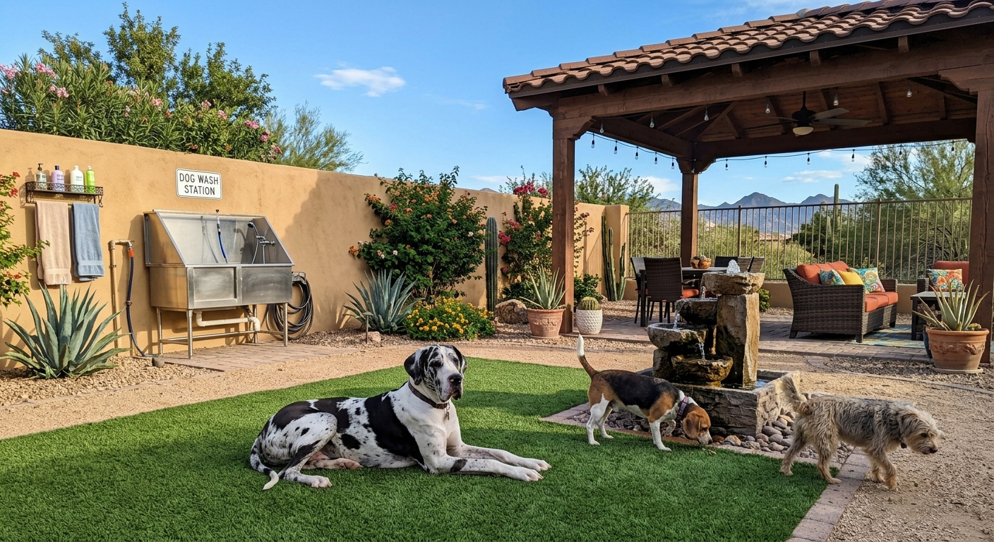 Life Turf canine paradise artificial turf yard in Apache Junction, AZ