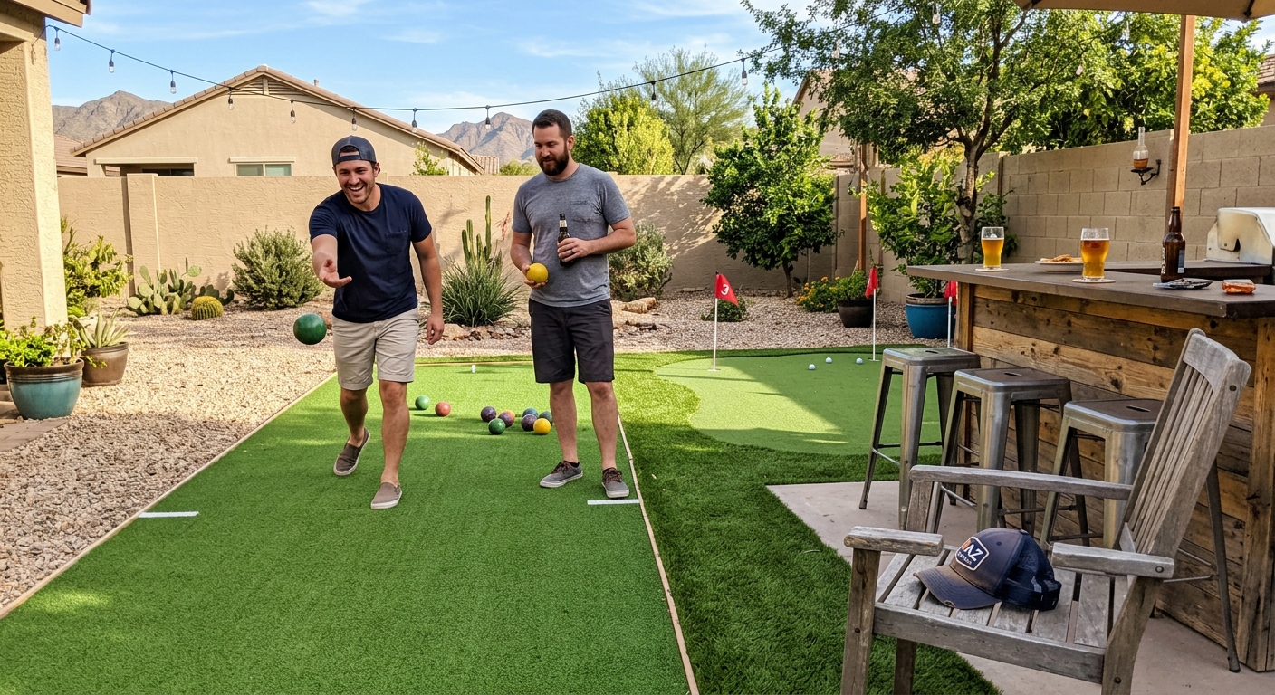 Artificial turf install in Fountain Hills
