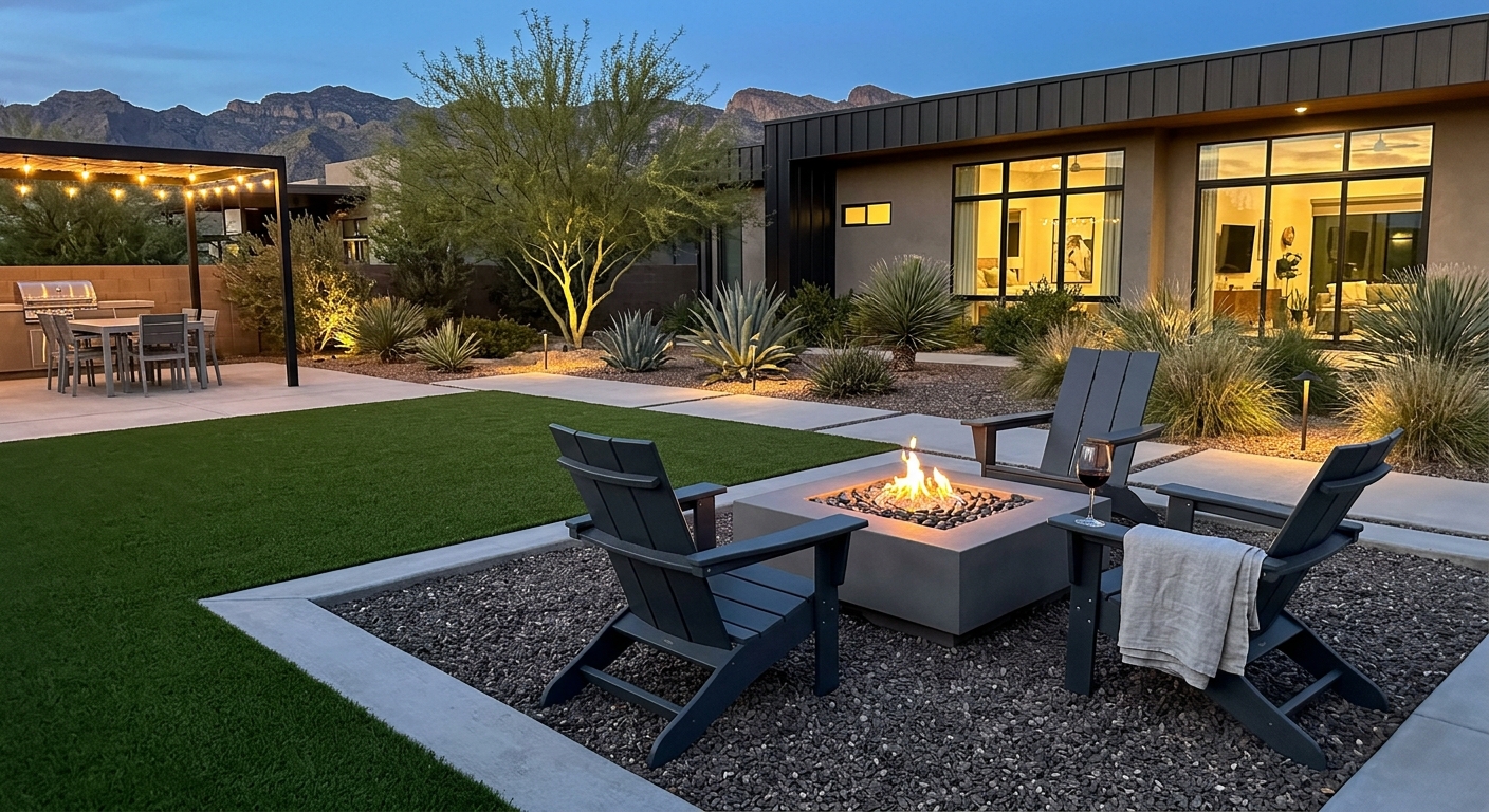 Artificial turf install in San Tan Valley